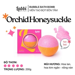 Viên tạo bọt bồn tắm 220gr Orchid Honeysuckle Labbi