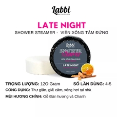 Viên xông tắm đứng 120gr Labbi Late Night