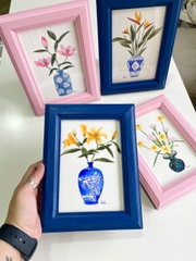 Tranh gốc kèm khung 900 Mai Lê