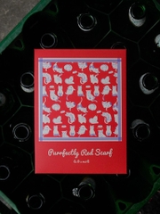 Khăn vuông Mèo đỏ Maile x Liulo 70x70