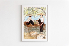 Tranh A3 Tao Viet Women Of The Past / Viet Girls