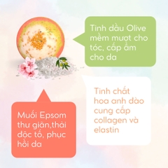 Viên sủi bồn tắm LA VIE EN ROSE 120gr Labbi