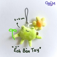 Móc chìa khóa - Ếch Bàn Tay Gấu Bông Đình May