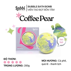 Viên tạo bọt bồn tắm 220gr Coffee Pear Labbi