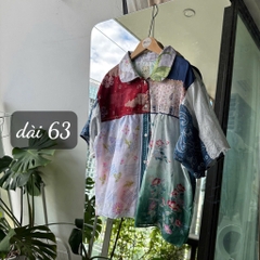 Áo cổ sen 690k T9/26 Chế Upcycled Clothing
