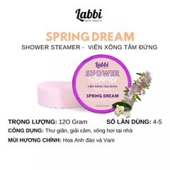 Viên xông tắm đứng 120gr Labbi Spring Dream