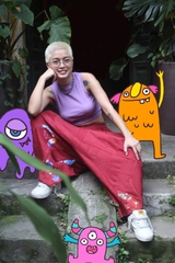 Quần thụng nhí nhảnh 3 Chế Upcycled Clothing
