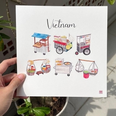 Tranh PhanhShi Vuông Gánh Rong