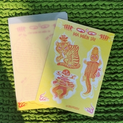 Sticker Riso Ma Miền Tây Lộn Xộn