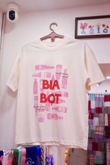 Áo Bia bọt hồng be Mộc Trà