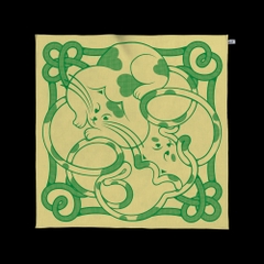 Bandana Mèo khen mèo dài đuôi - Vàng Behalf