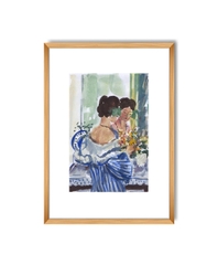 Tranh Tao A3 Girl In The Mirror