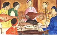Tranh A3 Ly Vũ HUE ROYAL COURT MUSIC