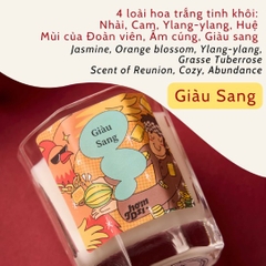Nến Thơm Dzị 111gram giàu sang