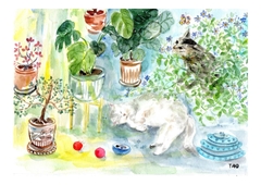 Tranh Tao A4 For cat lovers