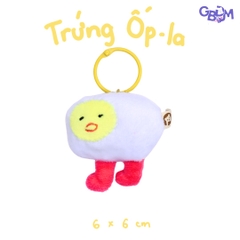 Móc chìa khóa - Trứng Gấu Bông Đình May