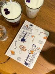Sổ A5 Mai Lê - Hàng Trống ( 120 trang dot grid 100gsm )