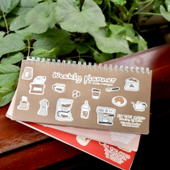 Sổ lò xo ngang weekly planner 21 cm x 10 cm Mai Lê