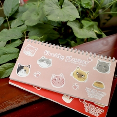 Sổ lò xo ngang weekly planner 21 cm x 10 cm Mai Lê