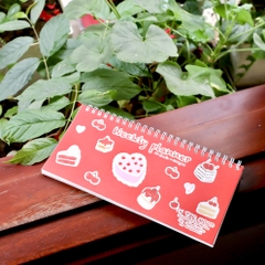 Sổ lò xo ngang weekly planner 21 cm x 10 cm Mai Lê