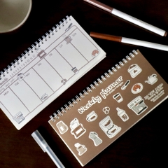 Sổ lò xo ngang weekly planner 21 cm x 10 cm Mai Lê