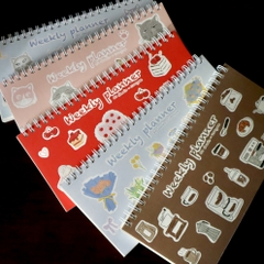 Sổ lò xo ngang weekly planner 21 cm x 10 cm Mai Lê