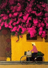 Tranh A4 Mai Lê Việt Nam landscape