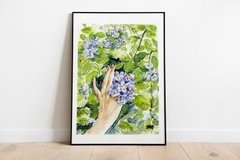 Tranh Tao A4 Flower Hand