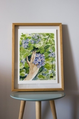 Tranh Tao A4 Flower Hand