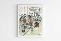 Tranh Tao A3 Watering Plants