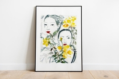 Tranh Tao A4 Yellow Roses