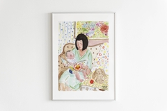 Tranh Tao A4 Mother And Son