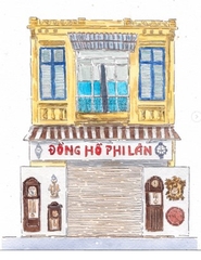 Tranh Soulbird Hanoi Old House 12 A4