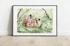 Tranh Tao A3 Picnic Couple / The Picnic