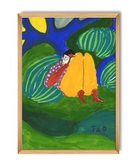 Tranh Tao Reading Love A4