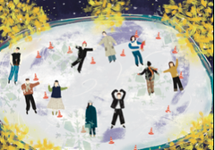 Tranh Soulbird 38x54cm Ice rink