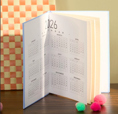 Sổ A5 Dot Mai Lê x Líu Lô ghế nền hồng 100gsm / 120 page