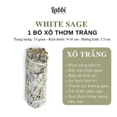 SAGE & PALO LABBI XÔ TRẮNG BÓ TRÒN