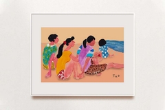 Tranh Tao A4 On The Beach ( Orange Sand )