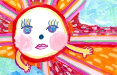 Thiệp Ayako Akai The Sun Shines