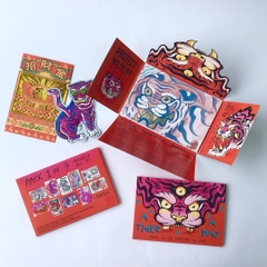 Set 3 Postcards A Tiger A Day Livy