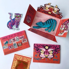 Set 3 Postcards A Tiger A Day Livy