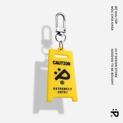 Móc chìa khóa Hi:Piece extremely cute caution