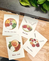 Thiệp đồ ăn Vietnamese food Mai Lê