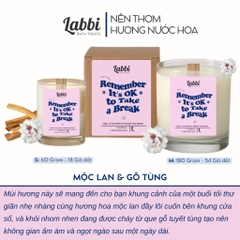 Nến Labbi 180gr Remember it's okay to take a break