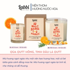 Nến Labbi DO WHAT MAKE YOU HAPPY - 180GRAM