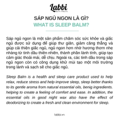 SLEEP BALM - GOOD NIGHT [ SÁP NGỦ NGON ] LABBI