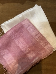 Khăn tơ kẻ đũi 60*180 Hoa Tien Brocade