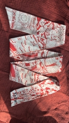 SILK SCARF LY VU TWILLY Voyage au Vietnam 9x180