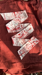 SILK SCARF LY VU TWILLY Voyage au Vietnam 9x180